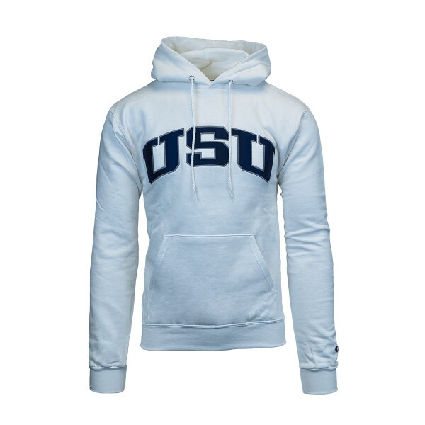 champion usu hoodie white